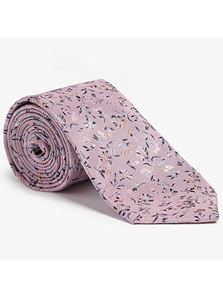 John Lewis & Partners Floral Silk Tie