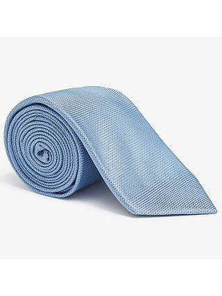 John Lewis & Partners Semi Plain Silk Tie