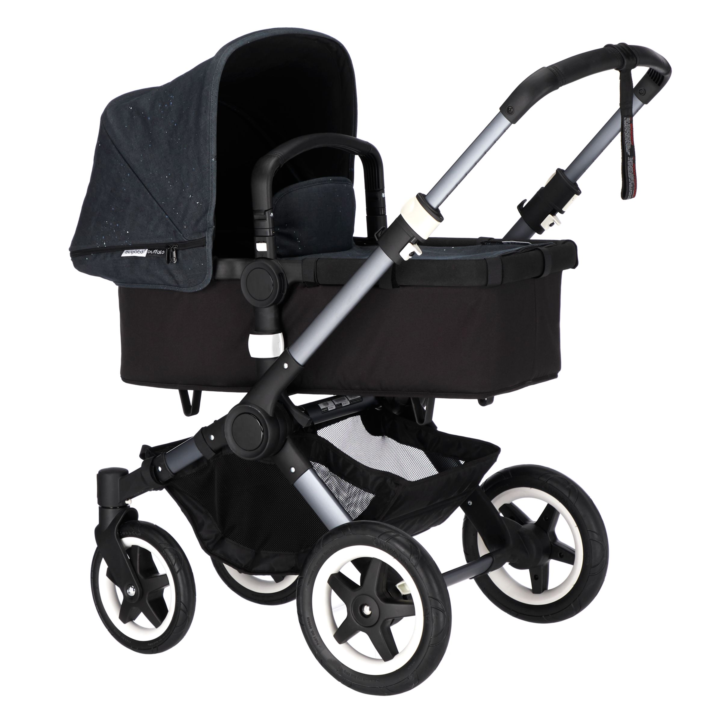 det sidste Beregn udgør Bugaboo Buffalo Limited Edition Complete Pushchair and Carrycot, Denim
