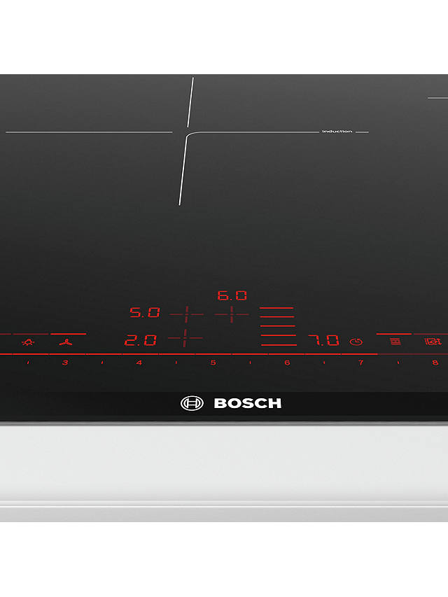 Buy Bosch PXV875DV1E Induction Hob, Black Online at johnlewis.com