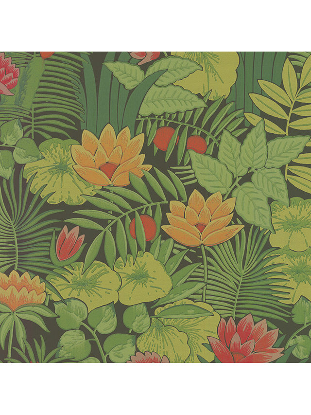 The Little Greene Paint Company Reverie Floral Wallpaper, 0281REJUNGL