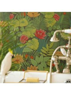 The Little Greene Paint Company Reverie Floral Wallpaper, 0281REJUNGL
