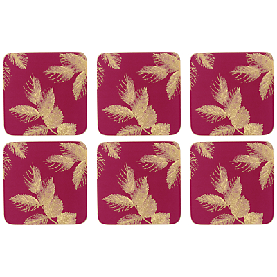 Sara Miller Etched Leaves Coasters Review