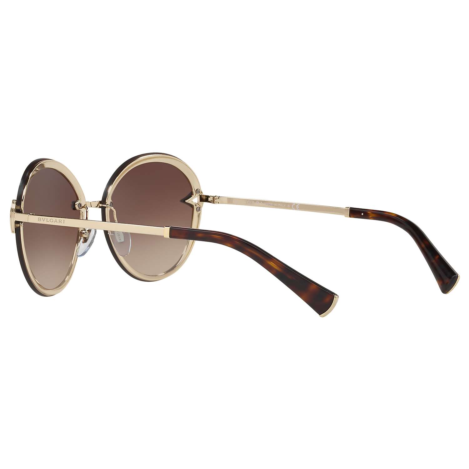 Buy BVLGARI BV6101B Oval Sunglasses Online at johnlewis.com