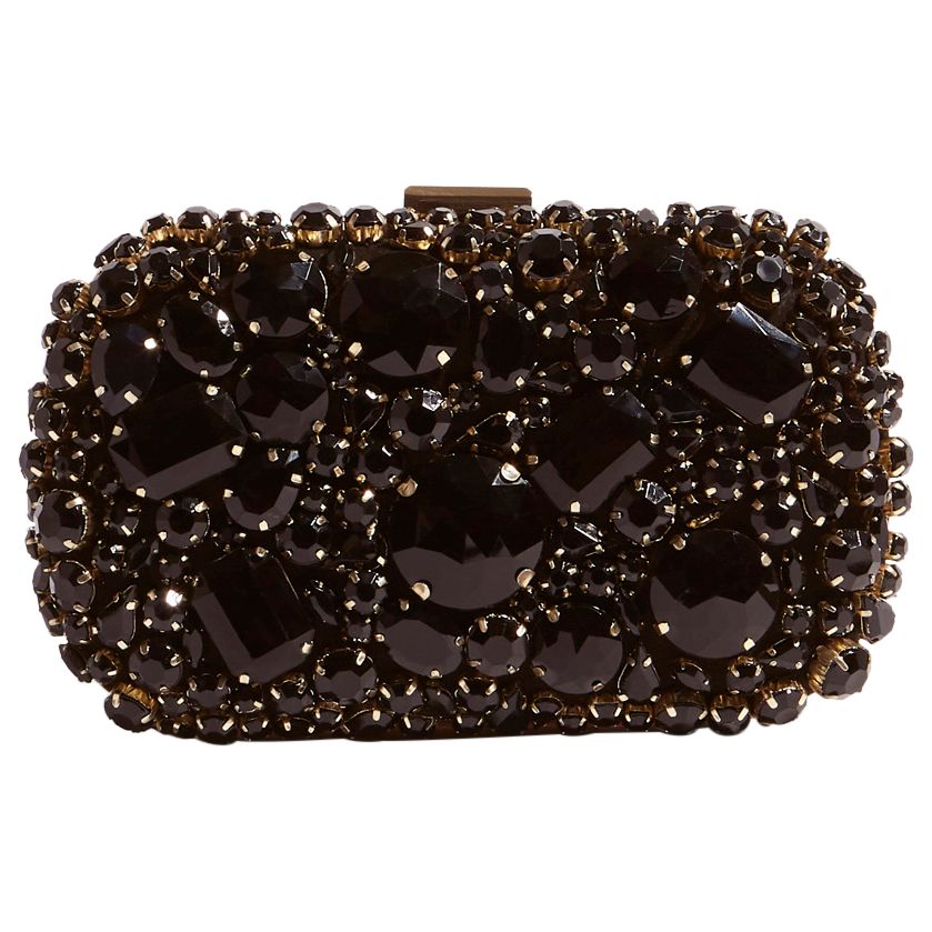 karen millen gold clutch