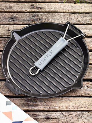 Staub Cast Iron Round Grill Pan Black, Round Griddle Pan For Induction Hob