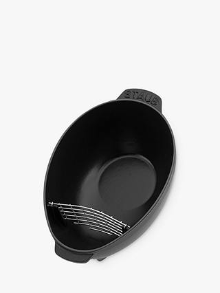 STAUB Cast Iron Mussel Pot, 25cm, Black