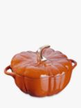 STAUB Pumpkin Cocotte Cast Iron Casserole, 24cm, Cinnamon