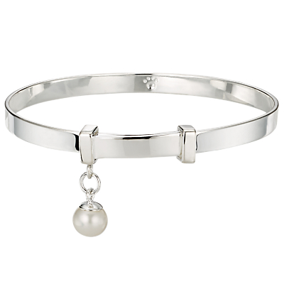 Molly Brown London Sterling Silver My 1st Pearl Christening Bangle Review
