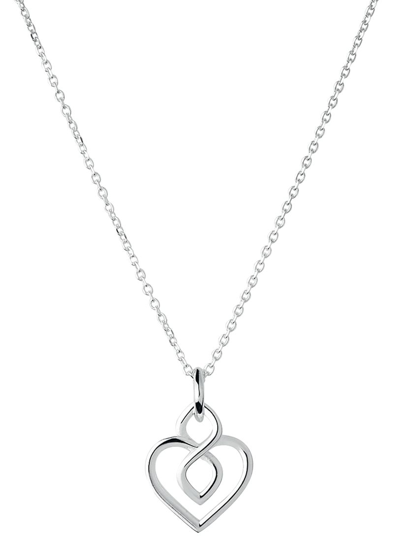 Links of London Infinite Love Sterling Silver Pendant Necklace, Silver ...
