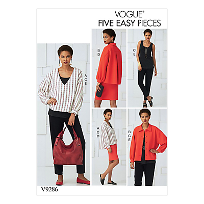 Vogue Women's Five Easy Pieces Sewing Pattern Review