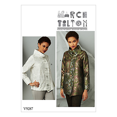 Vogue Women's Loose Fitting Jacket Sewing Pattern Review