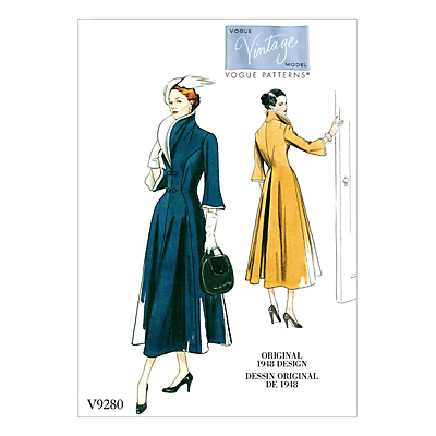 Vogue Women's High Collar Vintage Dress Sewing Pattern Review