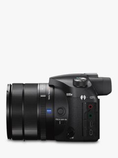 Sony Cyber-Shot DSC-RX10 IV Bridge Camera, 4K Ultra HD, 20.1MP, 25x Optical Zoom, Wi-Fi, NFC, EVF, 3" LCD Tiltable Touch Screen