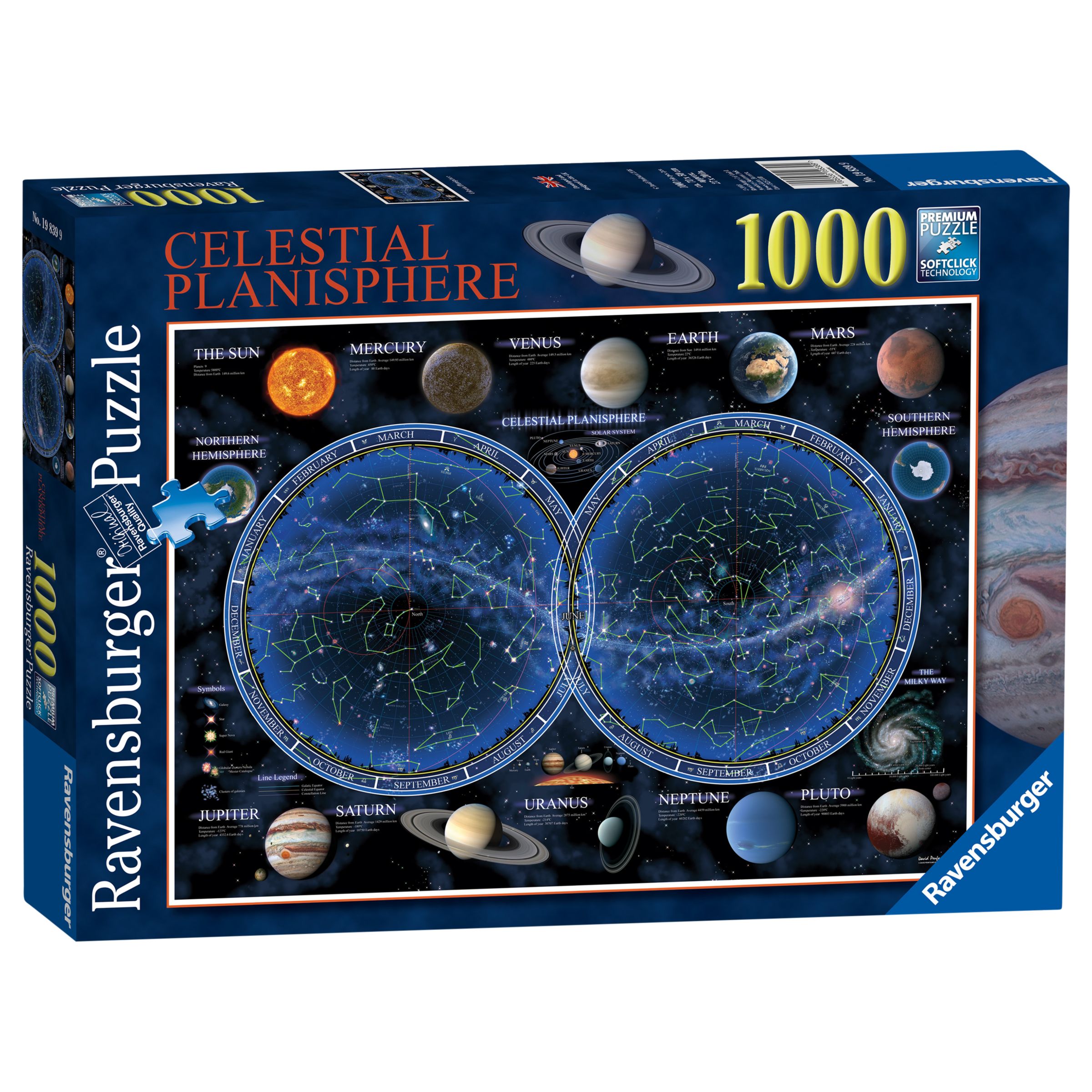 Ravensburger Celestial Planisphere Jigsaw Puzzle 1000