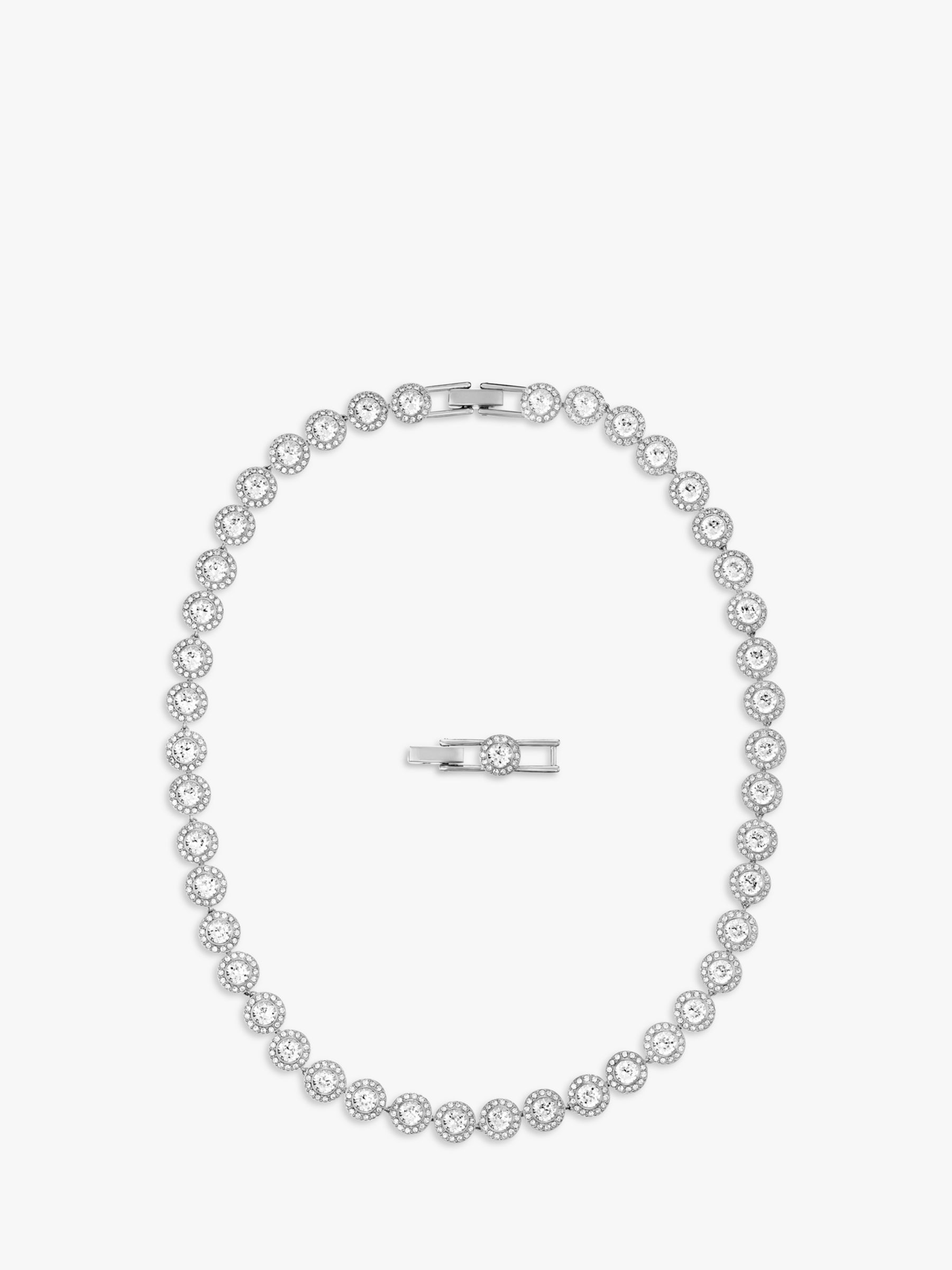 Swarovski Angelic Round Crystal Collar Necklace at John Lewis