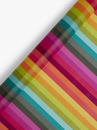 John Lewis & Partners Multi Colour Stripe Gift Wrap, 3m