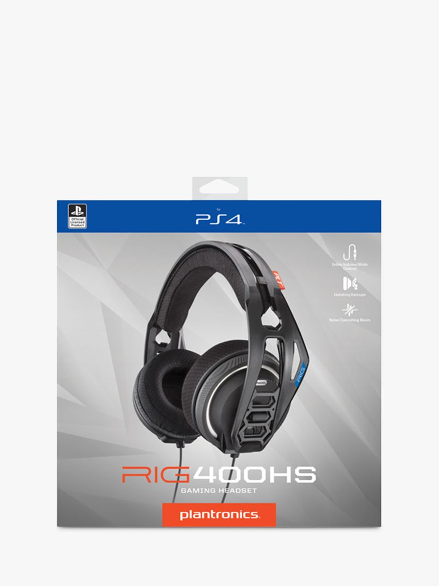 plantronics rig 400hs mic not working ps4