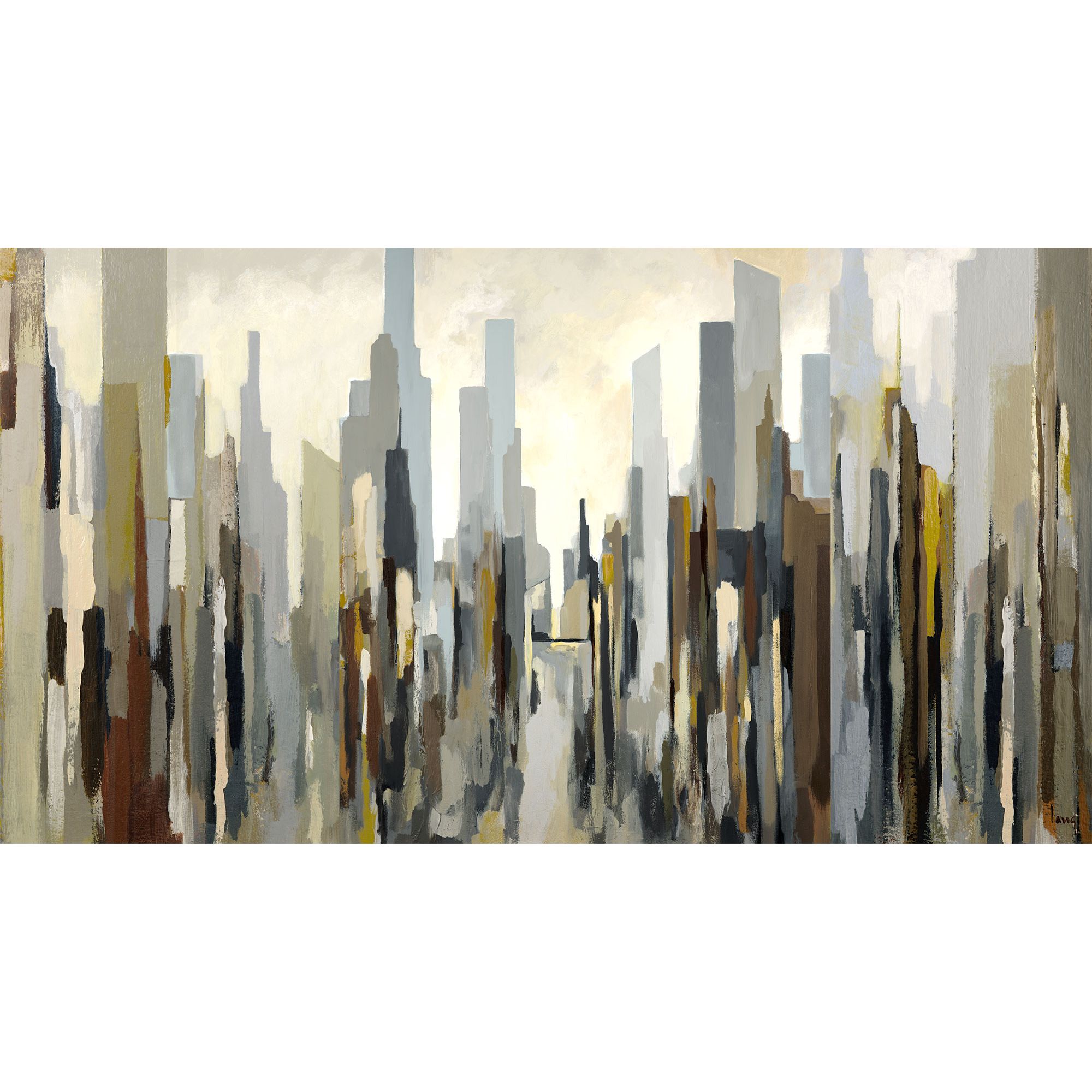 Gregory Lang - Downtown Stretched Canvas, 110 x 60cm