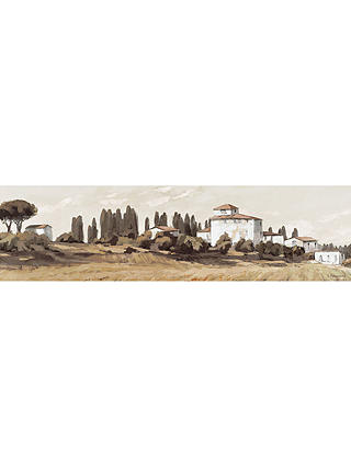 Ulyana Hammond - A Tuscan Hillside Stretched Canvas, 110 x 30cm