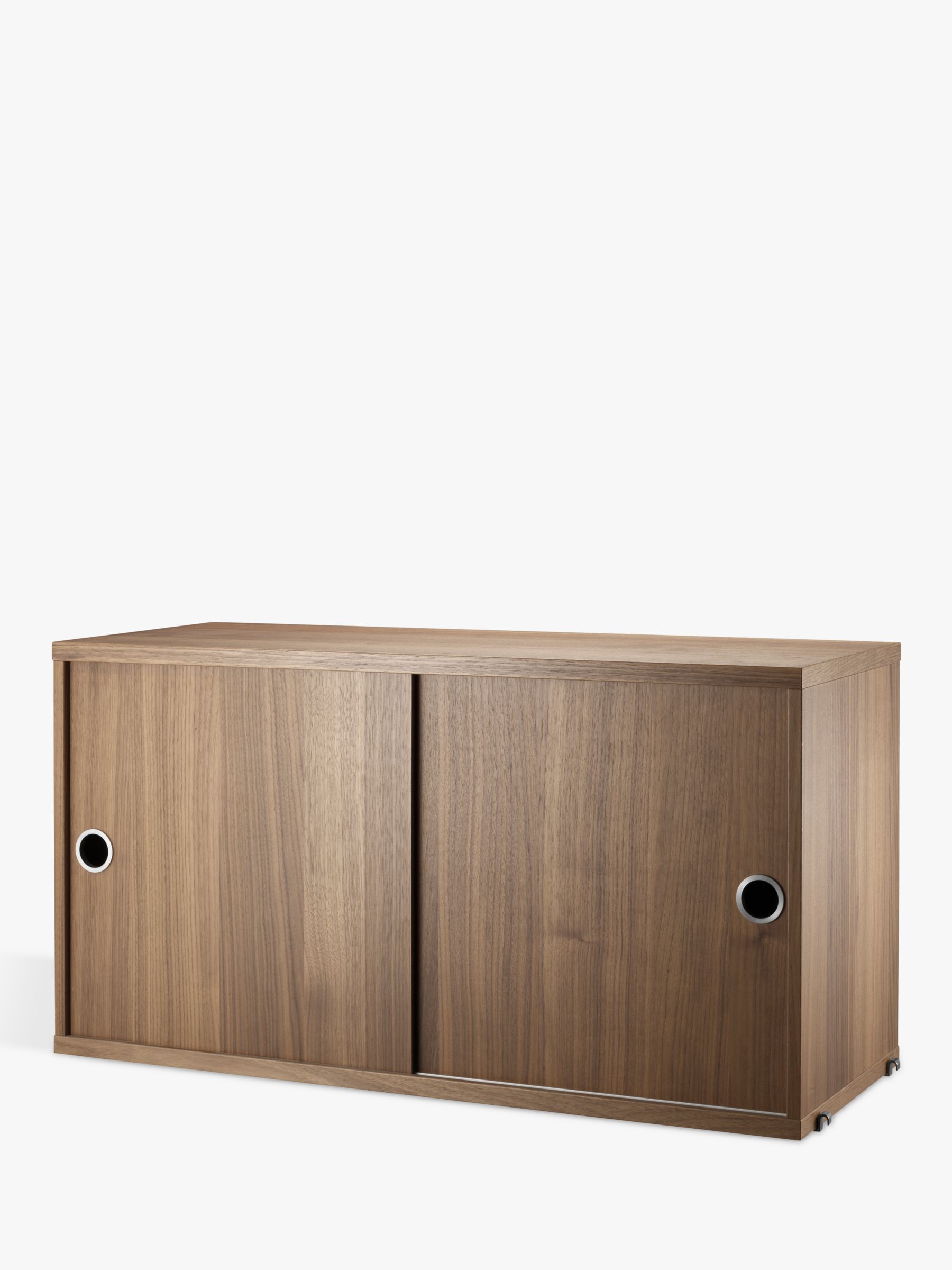 string Storage Cabinet Section with Sliding Doors review