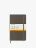 Moleskine Large Soft Cover Ruled Notebook, Earth Brown
