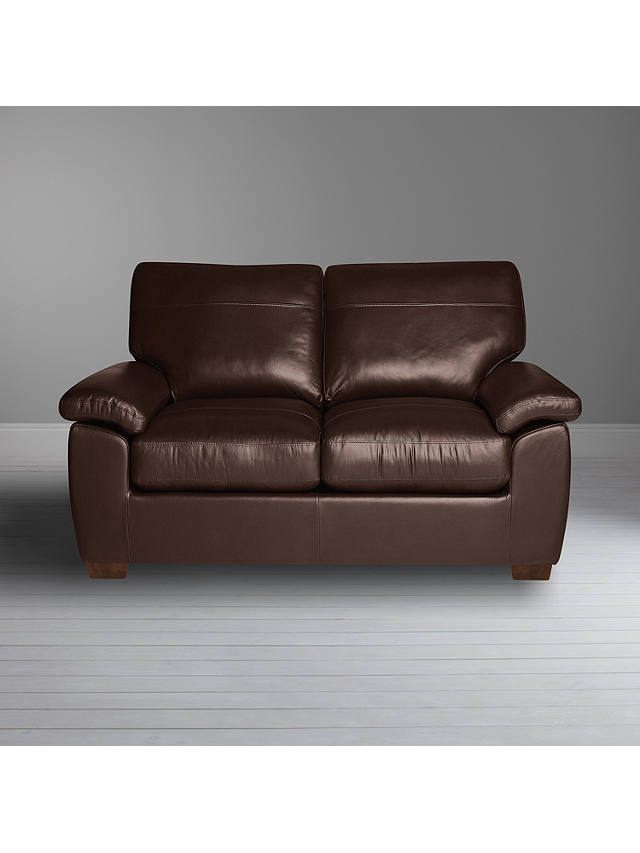 2 Seater Leather Sofa Dark Leg, John Lewis Camden Leather Sofa Bed