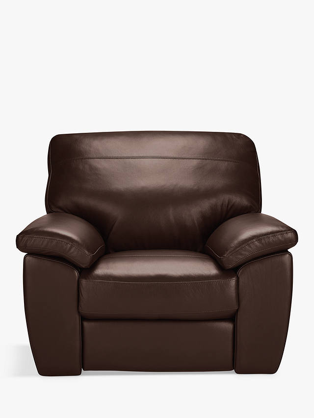 John Lewis Partners Camden Manual, Club Chair Recliner Leather