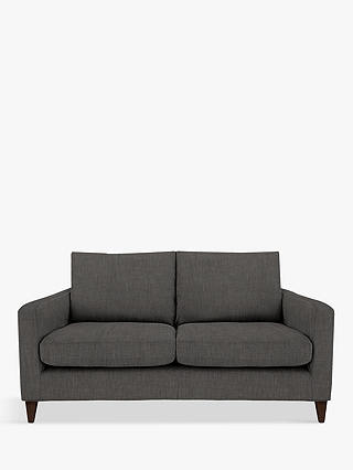 John Lewis & Partners Bailey Medium 2 Seater Sofa, Dark Leg, Fraser Steel
