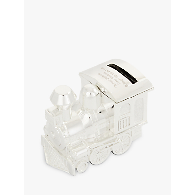 StompStamps Personalised Silver Plated Train Money Box Review