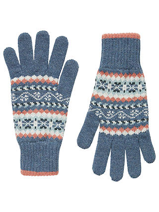 Brora Cashmere Fair Isle Gloves, Multi