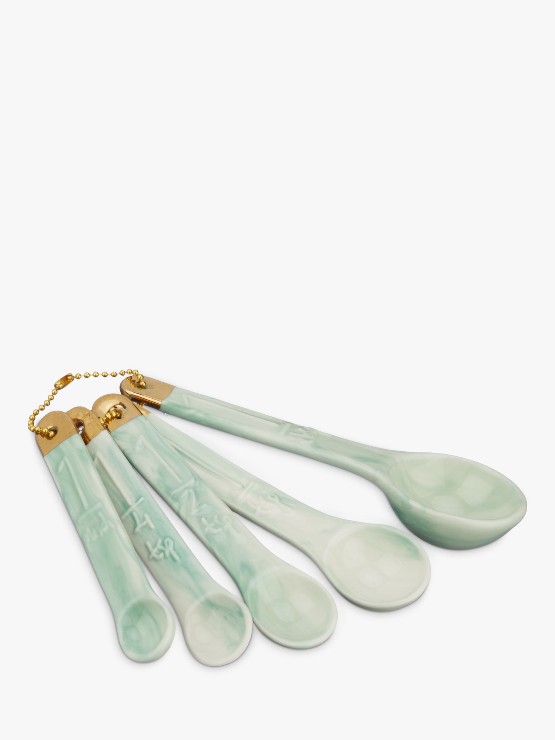 Soft Green Measuring Spoons - The Peppermill