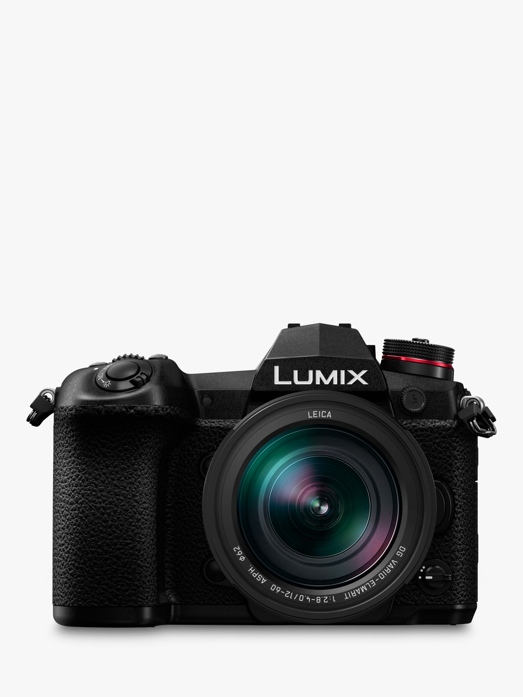 Panasonic Lumix DC-G9 Compact System Camera with Leica 12-60mm f2.8-4.0 Power O.I.S. Lens, 4K, 20.3MP, 4x Digital Zoom, Wi-Fi, OLED Viewfinder, 3 Vari-Angle Touch Screen, Black