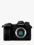 Panasonic Lumix DC-G9 Compact System Camera, 4K, 20.3MP, 4x Digital Zoom, Wi-Fi, OLED Viewfinder, 3" Vari-Angle Touch Screen, Body Only, Black