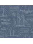 Galerie Nautical Blueprint Wallpaper, G23325