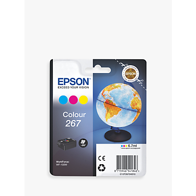 Epson Globe T2670 Inkjet Printer Cartridge, Tri-Colour Review thumbnail