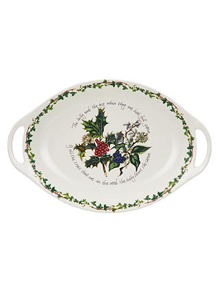 Portmeirion The Holly and The Ivy Oval Platter, L45cm