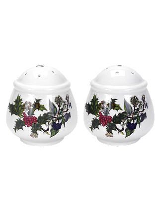 Portmeirion The Holly and The Ivy Salt and Pepper Shakers, Set of 2
