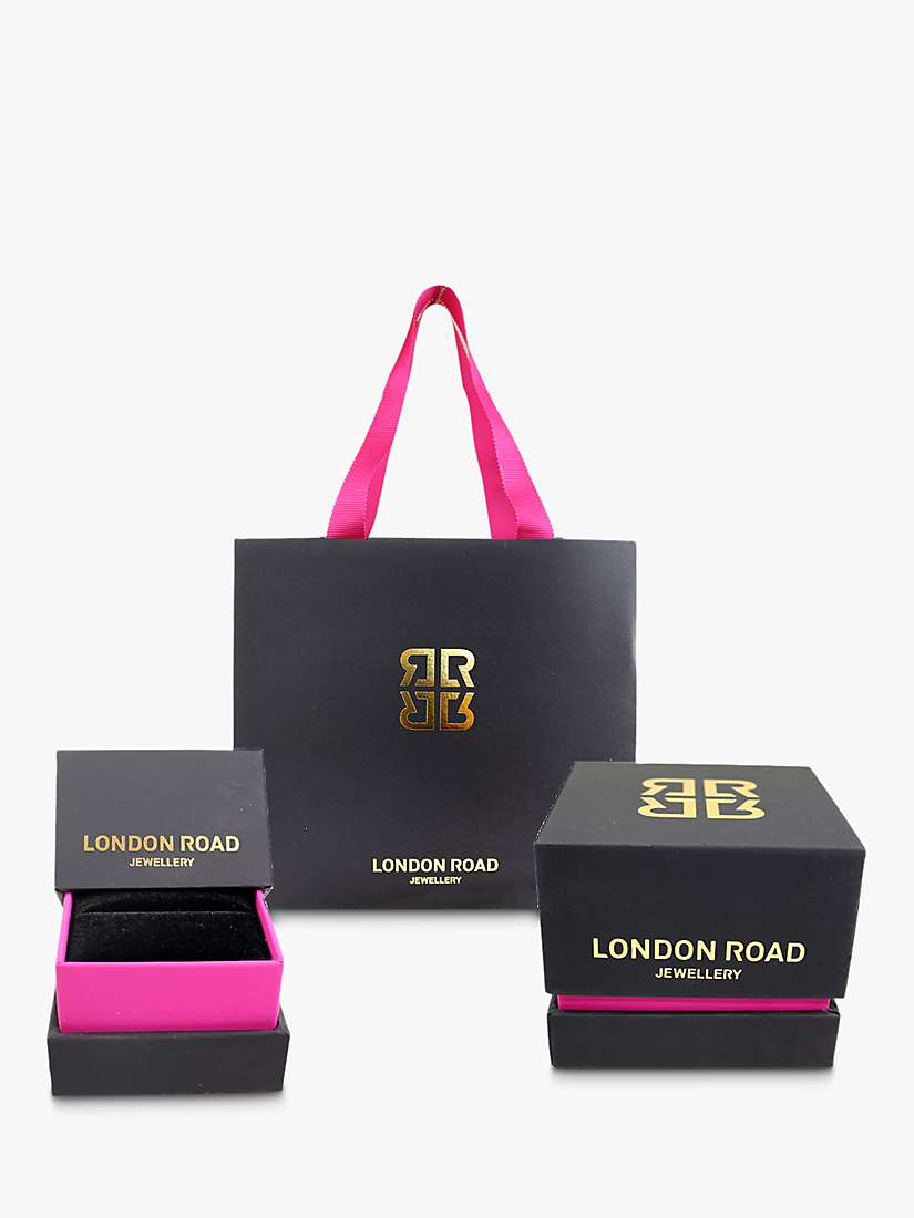 Buy London Road 9ct Rose Gold Large Pimlico Dew Drop Hoop Earrings Online at johnlewis.com