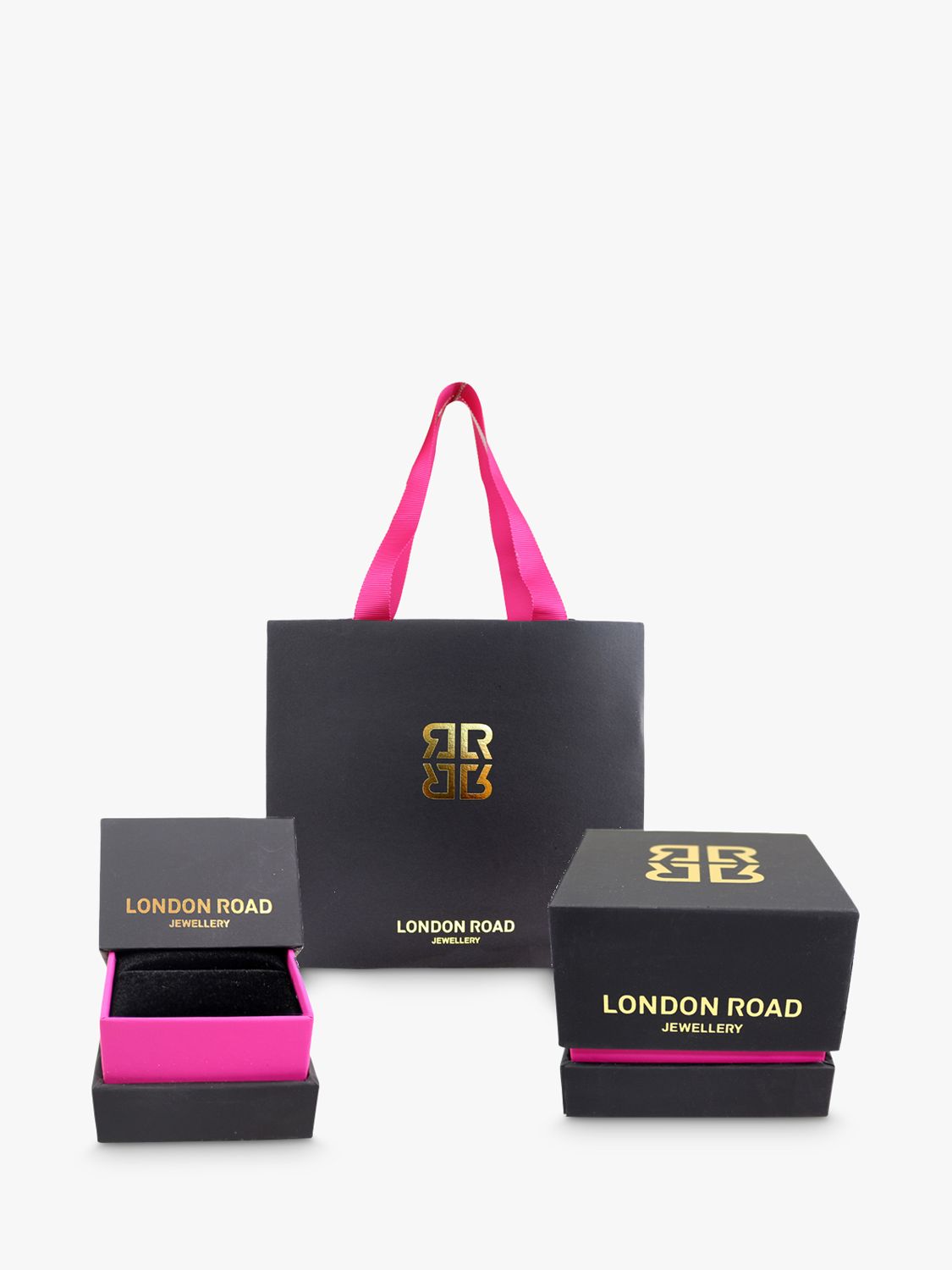 Buy London Road 9ct Rose Gold Pimlico Dew Drop Hoop Earrings Online at johnlewis.com