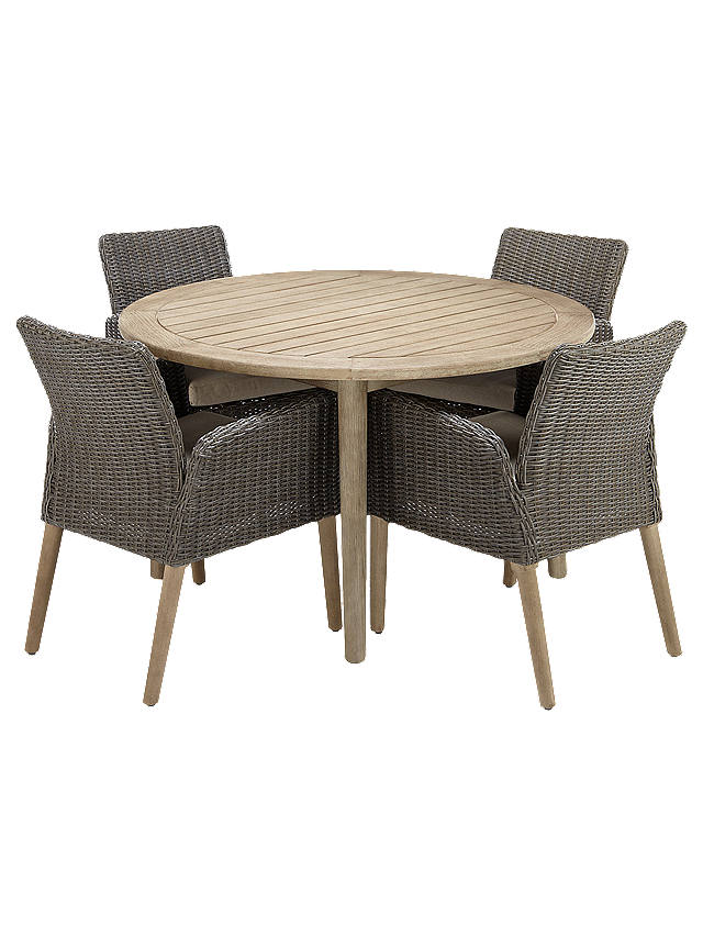 4 Seater Outdoor Round Dining Table, Outdoor Round Table And Chairs