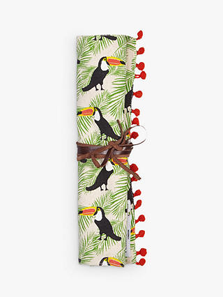 Fenella Smith Toucan and Palm Print Jewellery Roll