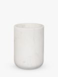 John Lewis Marble Utensil Pot, White