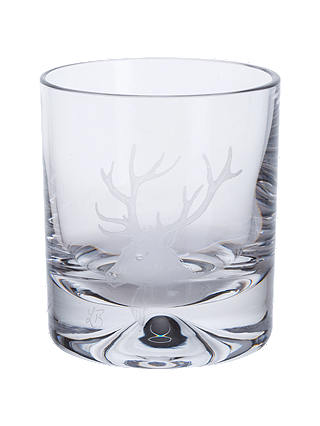Dartington Crystal Sporting Life Stag Tumbler, Clear