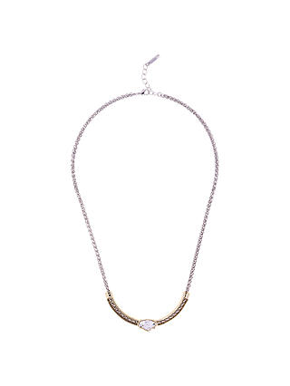Karen Millen Swarovski Crystal Galactic Necklace, Silver/Gold
