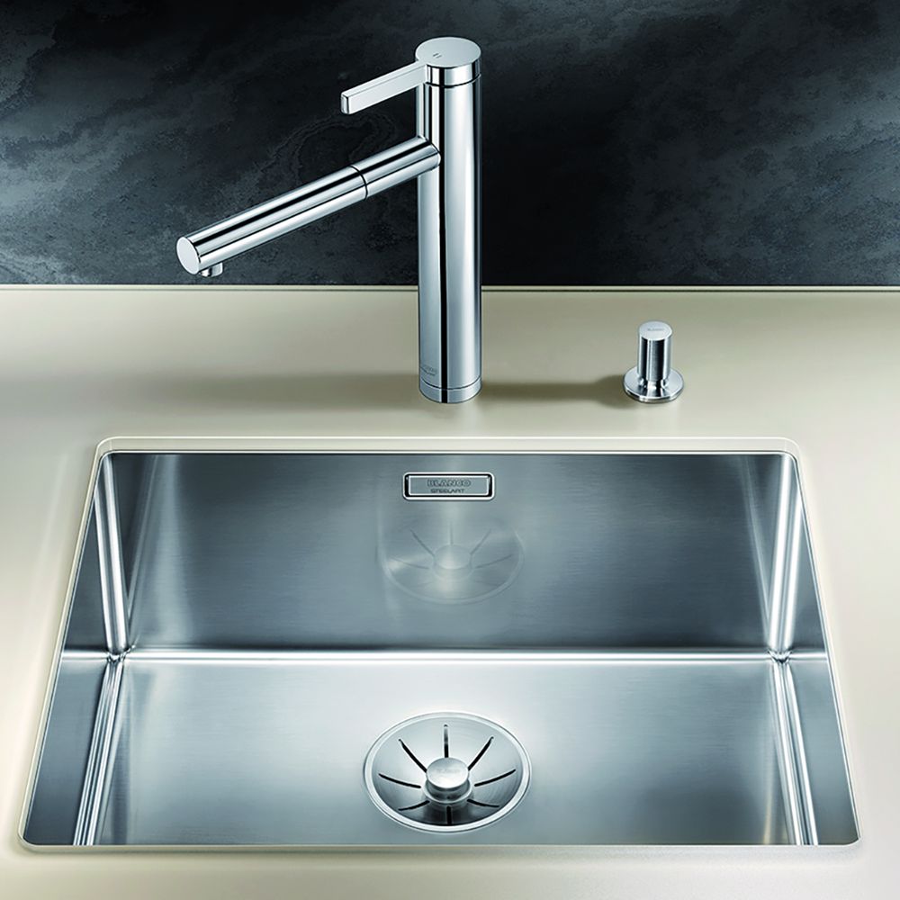 Blanco Claron 500 U Single Bowl Undermounted Kitchen Sink Stainless Steel