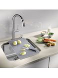 BLANCO Supra 340-U Single Bowl Undermounted Kitchen Sink, Stainless Steel