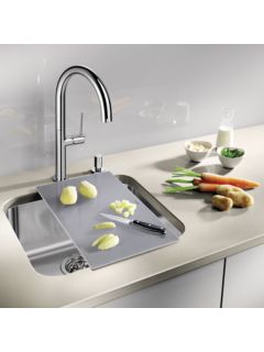 Blanco Supra 340-U Single Bowl Undermounted Kitchen Sink, Stainless Steel