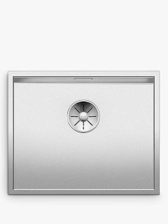 Blanco Zerox 500-U Single Bowl Undermounted Kitchen Sink, Stainless Steel