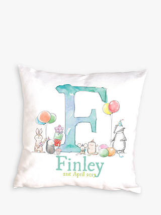 Letterfest Personalised New Baby Cushion